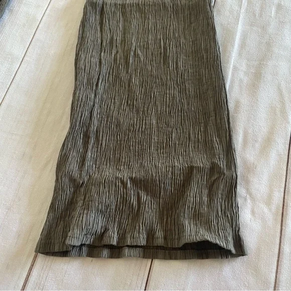 Zara Textured Crinkle Pants Women’s XS Gray Drawstring Pull on Casual Dressy EUC - Picture 6 of 15